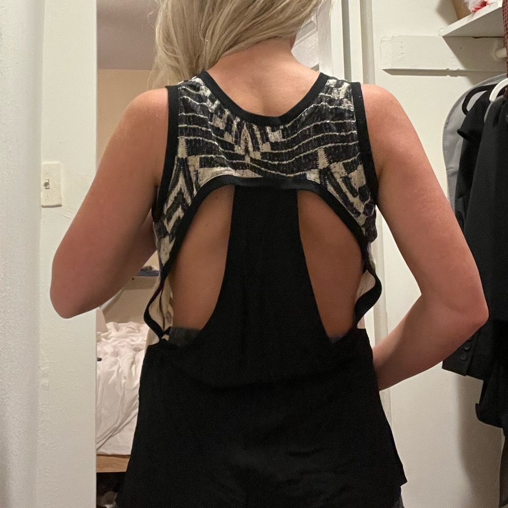 Charlie Jade Raw Silk Open Back Top